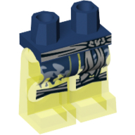 Lego nohy, průhledná neonově zelená (6127362)
